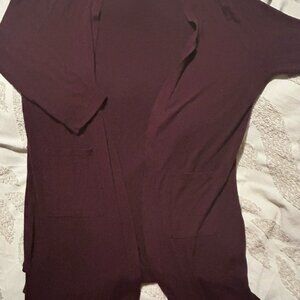 Old Navy Deep Burgundy Cardigan